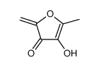 4-羟基-5-甲基-2-亚甲基-3(2H)-呋喃酮 结构式