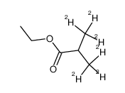 异丁酸乙酯-d6 结构式
