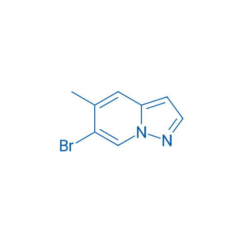 6-溴-5-甲基吡唑并[1,5-a]吡啶 结构式