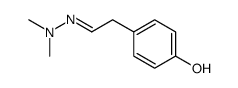 (4-Hydroxyphenyl)acetaldehyd-dimethylhydrazon 结构式