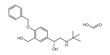 (R)-4-苄基沙丁胺醇甲酸盐 结构式