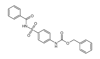 benzyl 4-(N-benzoylsulfamoyl)phenylcarbamate 结构式