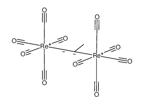 μ-1.2-propanediylbis(pentacarbonylrhenium) 结构式