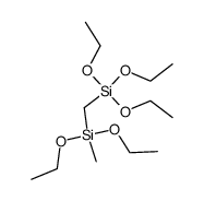 penta-Si-ethoxy-Si-methyl-Si,Si'-methanediyl-bis-silane 结构式