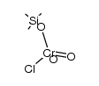 dioxochloro(trimethylsiloxy)chromate(VI) 结构式