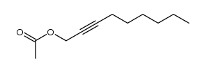 non-2-yn-1-yl acetate 结构式