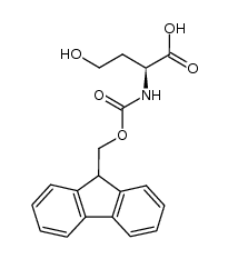 FMOC-L-高丝氨酸甲酯 结构式