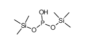 bis(trimethylsilyl) hydrogen phosphite 结构式