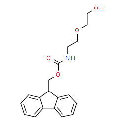 2-[2-(Fmoc-氨基)乙氧基]乙醇 结构式
