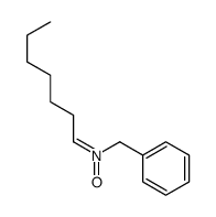 Benzenemethanamine, N-heptylidene-, N-oxide 结构式