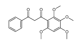1,3-Propanedione, 1-phenyl-3-(2,3,4,6-tetramethoxyphenyl)- 结构式