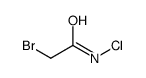 2-溴-N-氯乙酰胺 结构式