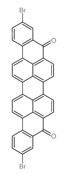 Anthra[9,1,2-cde]benzo[rst]pentaphene-5,10-dione, 3,12-dibromo- (9CI) 结构式