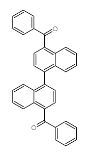4,4'-二苯甲酰基-1,1'-联萘 结构式
