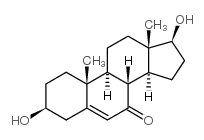 3β,17β-二羟基雄甾-5-烯-7-酮 结构式