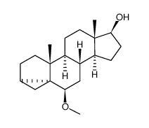 3,5-环雄甾烷-17-醇-6-甲氧基-(3α,5R,6β,17β)- 结构式