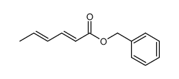 (2E,4E)-2,4-己二烯酸苯甲酯 结构式