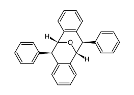 (5R,6R,11R,12R)-6,12-二苯基-5,6,11,12-四氢-5,11-环氧二苯并[a,e][8]轮烯 结构式