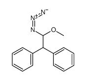 Benzene, 1,1'-(2-azido-2-methoxyethylidene)bis- 结构式