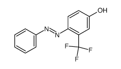 4-(2-苯基偶氮基)-3-三氟甲基苯酚 结构式