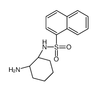 N-[(1R,2R)-2-氨基环己基]萘-1-磺酰胺 结构式