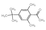 4'-叔丁基-2',6'-二甲基苯乙酮 结构式