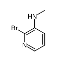 2-溴-N-甲基-3-氨基吡啶 结构式