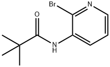 N-(2-溴吡啶-3-基)三甲基乙酰胺 结构式