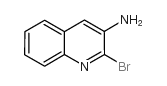 3-氨基-2-溴喹啉 结构式