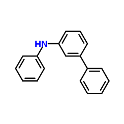 3-苯胺基联苯 结构式