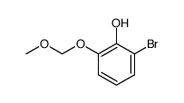 2-溴-6-(甲氧基甲氧基)苯酚 结构式