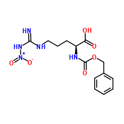 Nα-CBZ-Nω-硝基-L-精氨酸 结构式