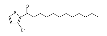 1-(3-溴噻吩-2-基)十二烷基-1-酮 结构式