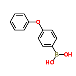 4-苯氧基苯基硼酸 结构式