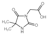 (4,4-二甲基-2,5-二氧代-咪唑啉-1-基)-乙酸 结构式