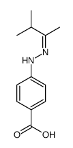4-[(1,2-二甲基亚丙基)肼基]苯甲酸 结构式