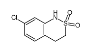 7-氯-3,4-二氢-1H-2,1-苯并噻嗪-2,2-二氧化物 结构式