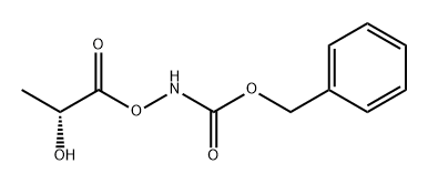 Propanoic acid, 2-hydroxy-, [(phenylmethoxy)carbonyl]azanyl ester, (2R)- 结构式