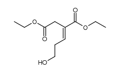 (E)-(3-羟亚丙基)琥珀酸二乙酯 结构式