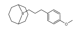 9-Borabicyclo[3.3.1]nonane, 9-[3-(4-methoxyphenyl)propyl]- 结构式