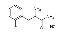 2-氟苯丙氨酰胺盐酸盐 结构式