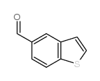 1-苯并噻吩-5-甲醛 结构式
