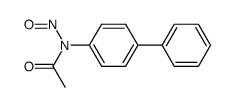 N-([1,1'-联苯]-4-基)-N-亚硝基乙酰胺 结构式