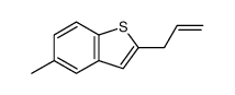 5-甲基-2-(2-丙烯-1-基)苯并[b]噻吩 结构式