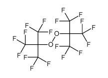 1,1,1,3,3,3-六氟-2-[1,1,1,3,3,3-六氟-2-(三氟甲基)丙-2-基]过氧-2-(三氟甲基)丙烷 结构式