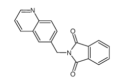 2-(quinolin-6-ylmethyl)isoindoline-1,3-dione 结构式