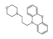 10-(3-吗啉-4-基丙基)吩噻嗪 结构式