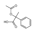 [R,(-)]-α-(Acetyloxy)hydratropic acid 结构式