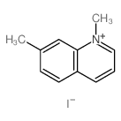 1,7-二甲基喹啉碘鎓 结构式