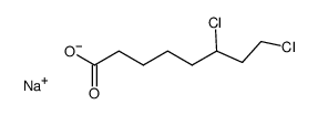 6,8-二氯辛酸钠 结构式